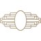 Ekena Millwork Elizabeth Wood Fretwork Pierced Ceiling Medallion, Hickory, 40"W x 20"H x 11"IW x 19"IH x 3/8"T CMWP40X20X0375EBHI - alternate 3